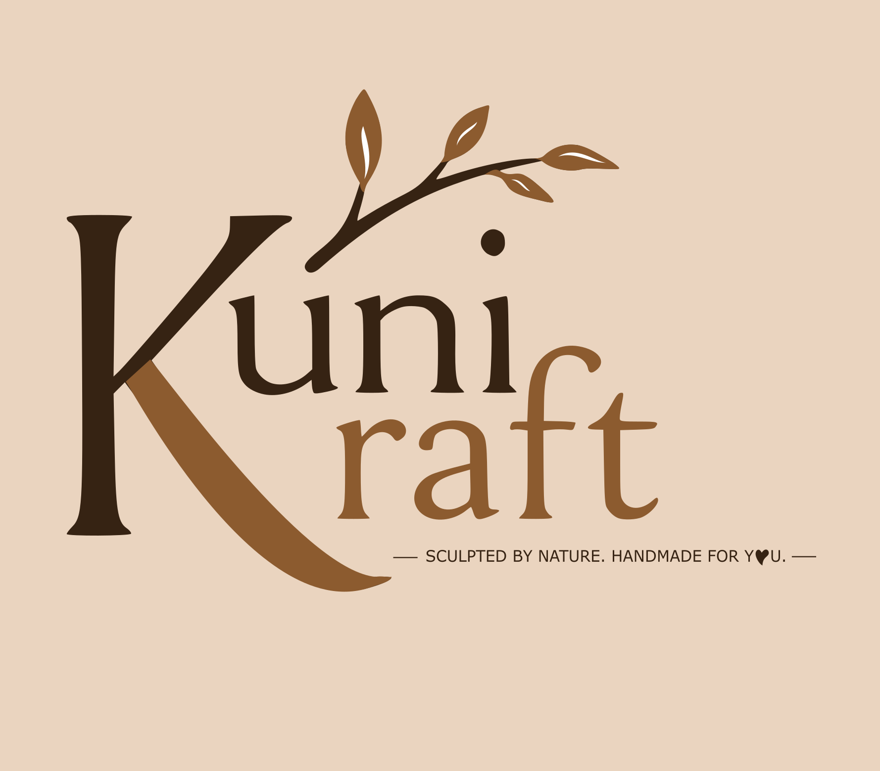 Kuni Kraft — Branding, Business Card & Thank You Card thumbnail
